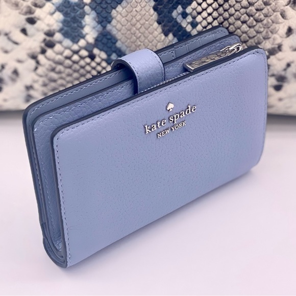 kate spade Handbags - Kate Spade Leila Medium Compact Bifold Wallet Blue